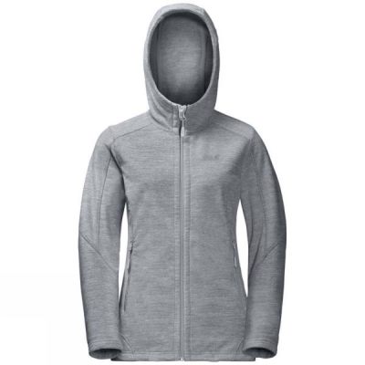 Chaquetas Jack Wolfskin Carson Mujer - Gris - Chile ANG157829